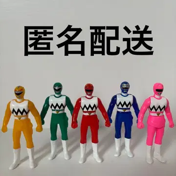성수전대 긴가맨 슈퍼전대 히어로 피규어 5체 세트 식품 완구 소프트 비닐
