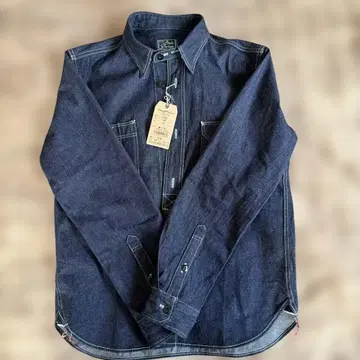 스튜디오 다치산 데님 워크 셔츠 긴팔 L 새상품