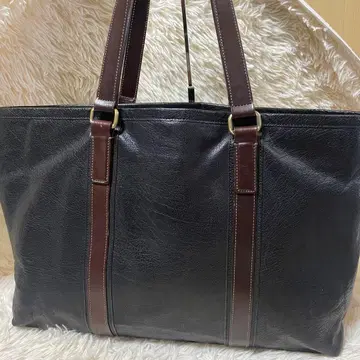 [ 츠치야 가방 ] 알마스 버팔로 비즈니스 토트백 가죽 블랙 숄더