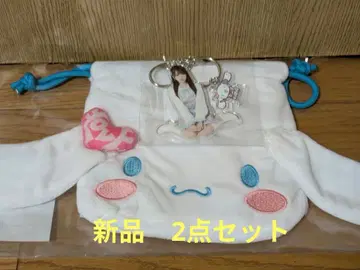 시나모롤=LOVE 봉제 인형 복조리 아크릴 키링 오타니 에미리