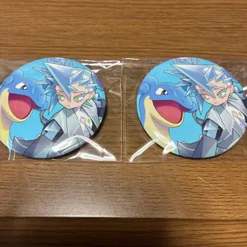 포켓몬 미쿠 캔뱃지 얼음 라프라스 포켓몬 하츠네 미쿠 VOLTAGE 2개