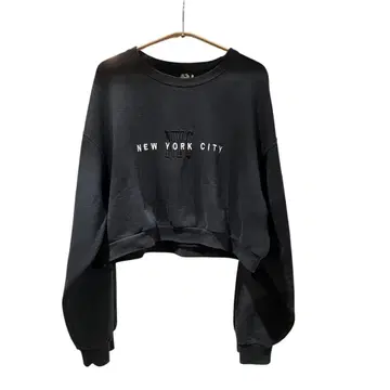 FRUIT OF THE LOOM NEWYORK 숏 기장 맨투맨