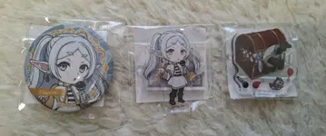 장송의 프리렌 아크릴 스탠드 캔뱃지 3개 세트