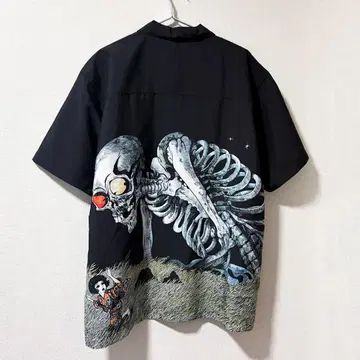 그라니프 키타로 가샤도쿠로 폴리트로 빅 실루엣 반팔 셔츠 XL 사이즈