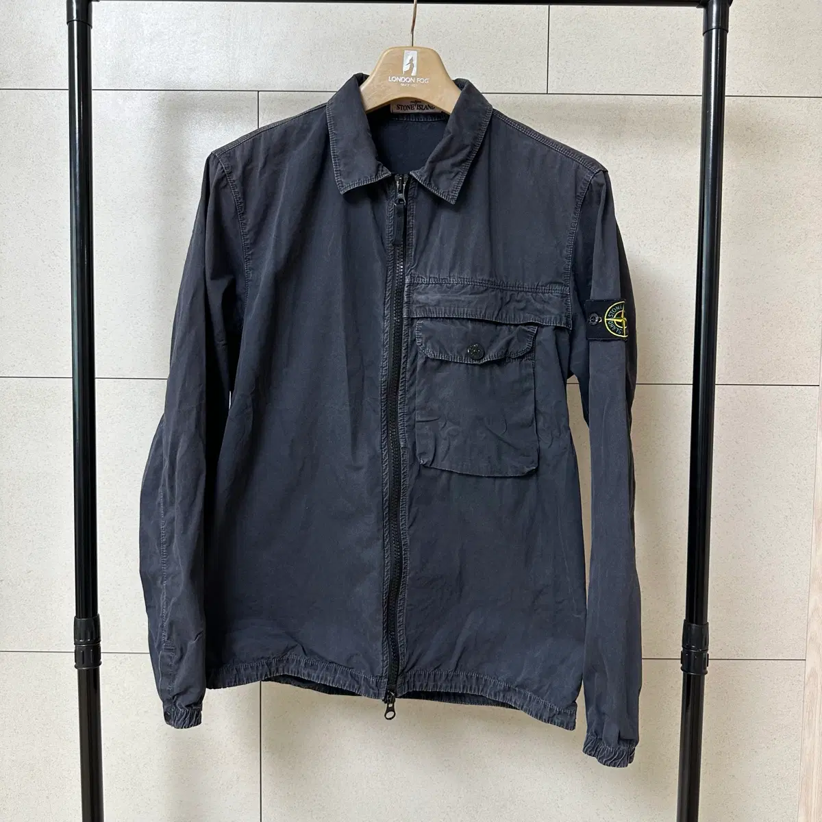 24ss stone Island “OLD EFFECT”JKT black 【公式通販】