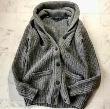 랄프 로렌 울 캐시미어 숄 니트 가디건