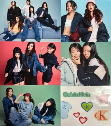 NewJeans Calvin Klein 엽서
