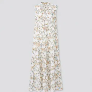 [ 미사용 새상품 ] 유니클로 폴앤조 티어드 원피스