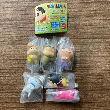 전 6종 뺨말랑! 짱구는 못말려(크레용 신짱) 와니야마 씨 부리부리자에몽