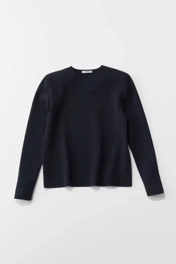 SLONE boutique310 어깨로 돋보이는 니트 사토 카나코 네이비
