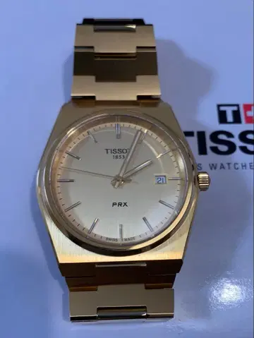 새상품급 TISSOT 티쏘 PRX 40mm 쿼츠 남성용 손목시계