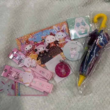 위시미멜&코기뮨 로고 자수 택 키