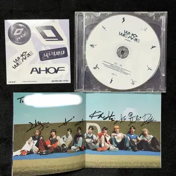 AHOF 아호프 친필 사인