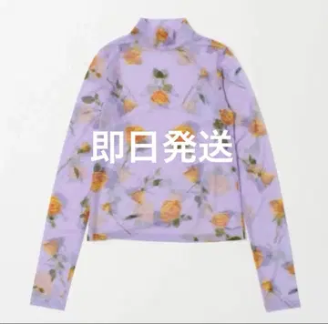 ORANGE ROSE & LAVENDER SEE-THROUGH TOPS