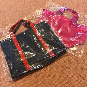 미사용 새상품 가방 2종 박스 토트백 네이비 핸드백 핑크