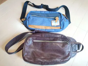 Bianchi otias 바디백 파랑/브라운 세트