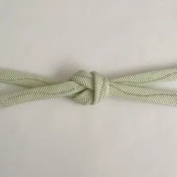 카라슈 순수 실크 허리띠 라이트 그린 칠보 편성 유선 꼬임 술 일본제