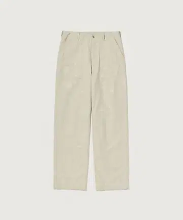 AURALEE WB SATIN BLEACHED BAKER PANTS 4