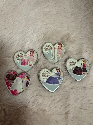 프리티 리듬 프리즘 스톤 캐릭터 스톤 5종