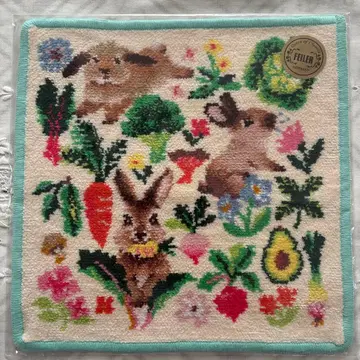 페이러 타월 손수건 토끼 베지터블 라플라리 미개봉