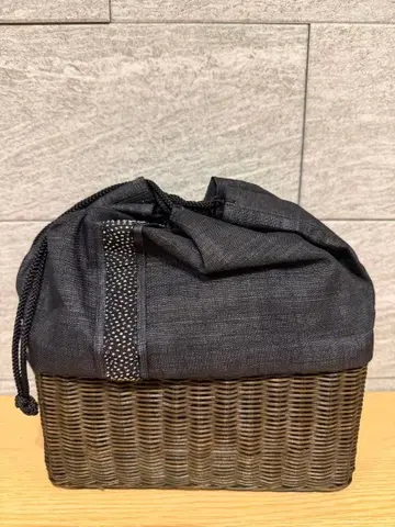 블랙 복조리형 일본 의류용 백