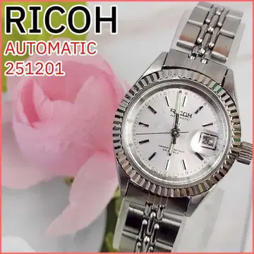 [ 작동품 ] 리코 자동 와인딩 손목시계 22석 데이트 빈티지 RICOH