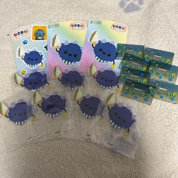 교육 방송 훼미리마트 아크릴 스탠드 캐베츠 타마 한정판 미사용 새상품