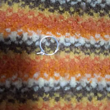 실버 925 후프 귀걸이 (한쪽) 새상품