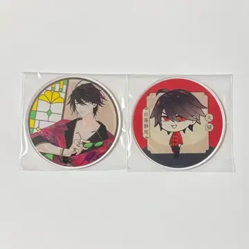 대죄 애니메이트 그라테 특전 아크릴 코스터 다이바 시즈마 2점