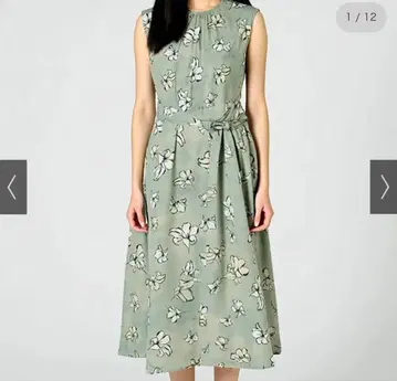 다마 컬렉션 이탈리아 소재 그라데이션 프린트 원피스