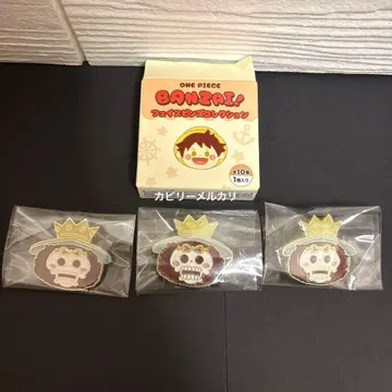 원피스 BANZAI! 페이스핀즈 컬렉션 1종 3개