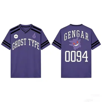 위트 넘치는 포켓몬/팬텀 반팔 티셔츠/캐릭터 티셔츠/남녀 공용