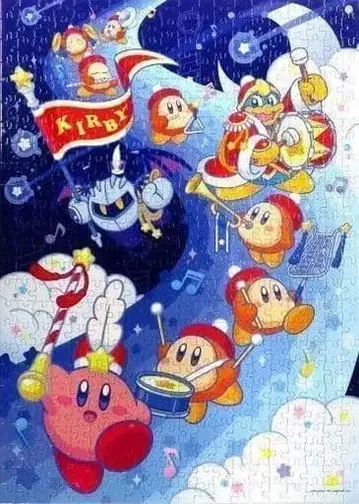 새상품 별의 커비 푸푸푸 행진 밴딩 직소 퍼즐