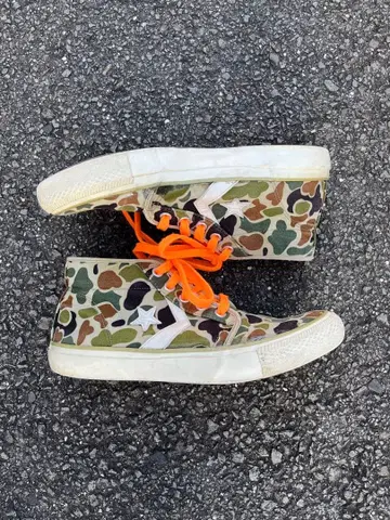 컨버스 원스타 카모 무늬 스니커즈 26.5cm 스트릿 카모플라쥬