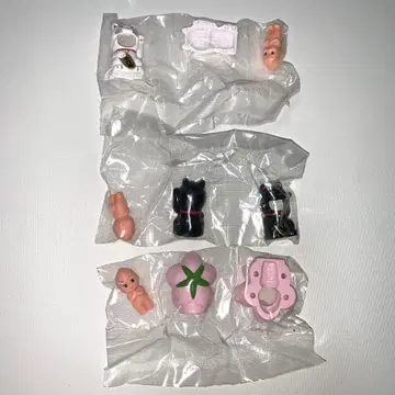 뒤집어쓰는 오비츠 큐피 피규어 컬렉션 3종 마네키네코 벚꽃