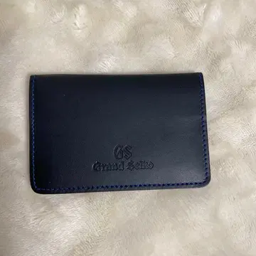 [ 새상품급 ] Grand Seiko 블랙 가죽 명함지갑