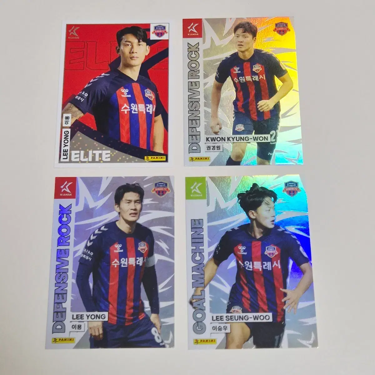 2024 K리그 파니니 수원FC 이용 이승우 권경원 축구카드