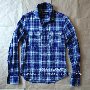 LOUNGE LIZARD / SHIRRING HERRINGBONE