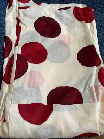 물방울 패턴 유카타 세트 ( 오비 일본 나막신 포함 ) 끈 없음