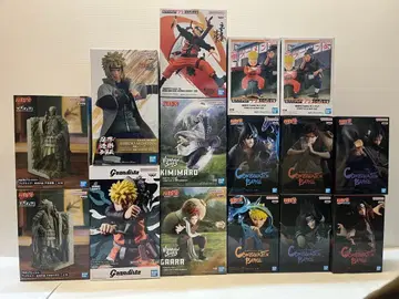 미개봉 15개 나루토 피규어 세트 돌풍전