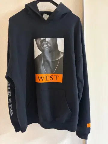 KANYE WEST 카니예 웨스트 후드티 블랙