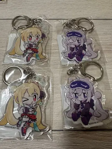 DMM 스크래치 토오코 아크릴 키링 세트