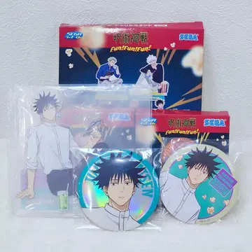 SEGA 럭키 쿠지 주술회전 후시구로 메구미 아크릴 스탠드 캔뱃지