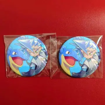 포켓몬 믹스 캔뱃지 얼음 타입 하츠네 미쿠 라프라스 2개