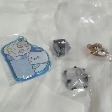 산엑스 메지루시 액세서리 마메고마 타레판다 리락쿠마 흑백 부