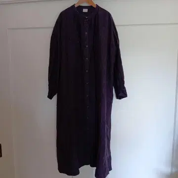 TSUHARU 린넨 100% 롱 원피스