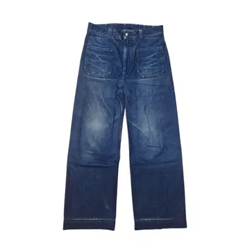 [ 롤빵 ] orcival 프랑스제 세일러 팬츠 플레어 데님