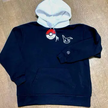 포켓몬 미미큐 후드티 남성용 L 사이즈 블랙