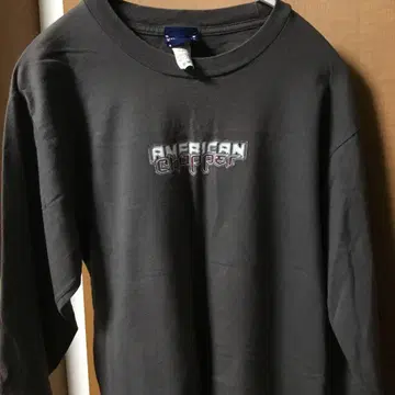 AMERICAN CHOPPER 블랙 윈도우 긴팔 T셔츠 M
