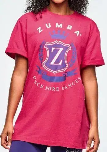 ZUMBA 줌바 새상품 신상 빨간색 미개봉 정품 미사용 티셔츠 프리